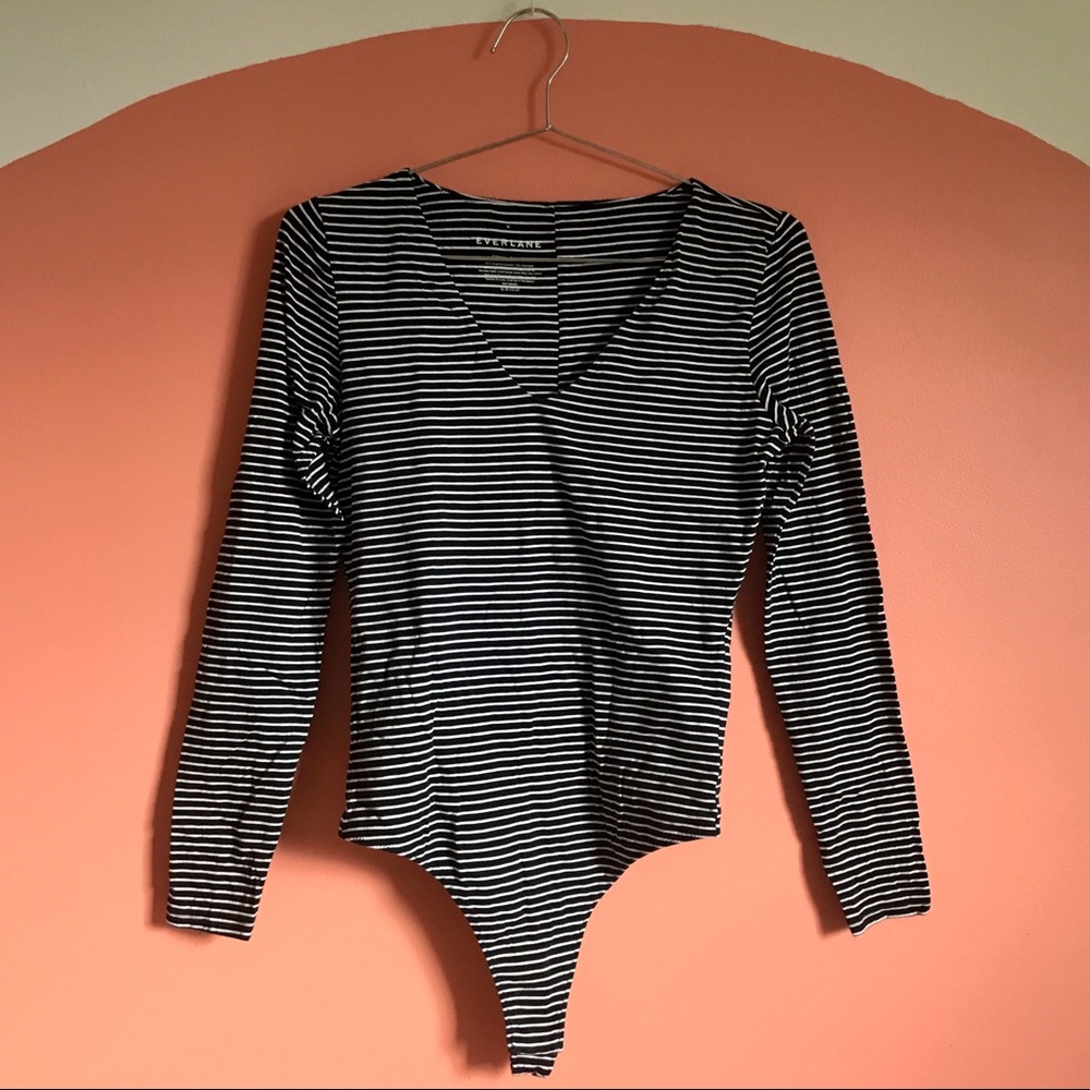 Everlane Striped Bodysuit